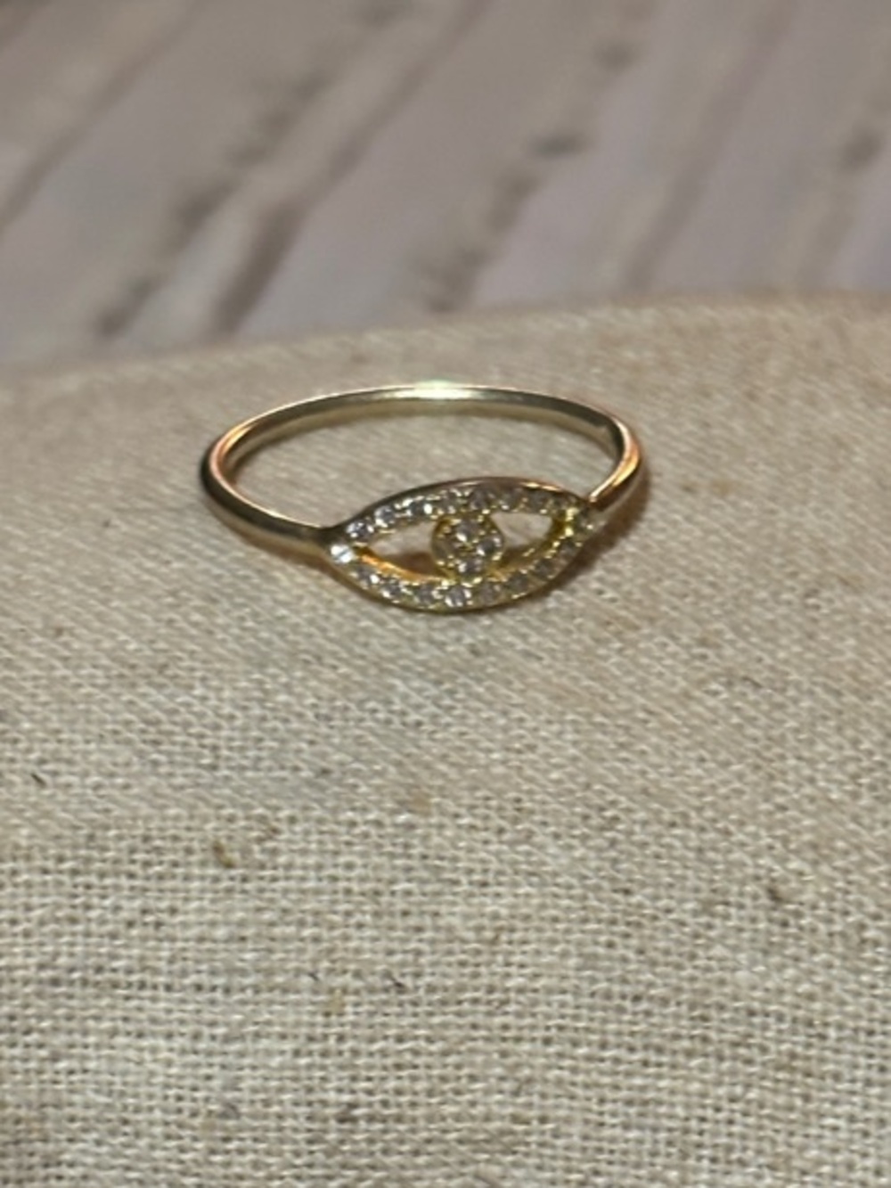 3/$20 - Gold Evil Eye Pinky Ring